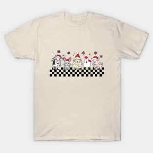 Christmas Farm Animals T-Shirt